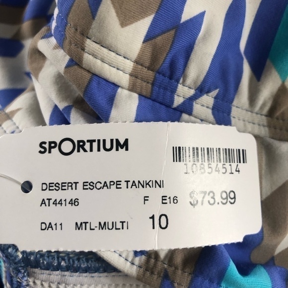 Athena desert escape tankini swimwear top - Picture 4 of 10